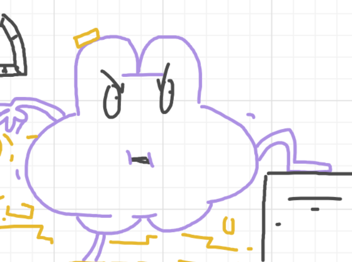 A panel from I've Been Everywhere, Man, episode nine of the Board Boards object show by Furretwalk/WalkingFurret.